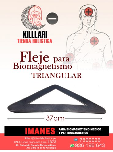 Flejes para Biomagnetismo Medico ,TRIANGULAR Flejes para Biomagnetismo Medico ,TRIANGULAR